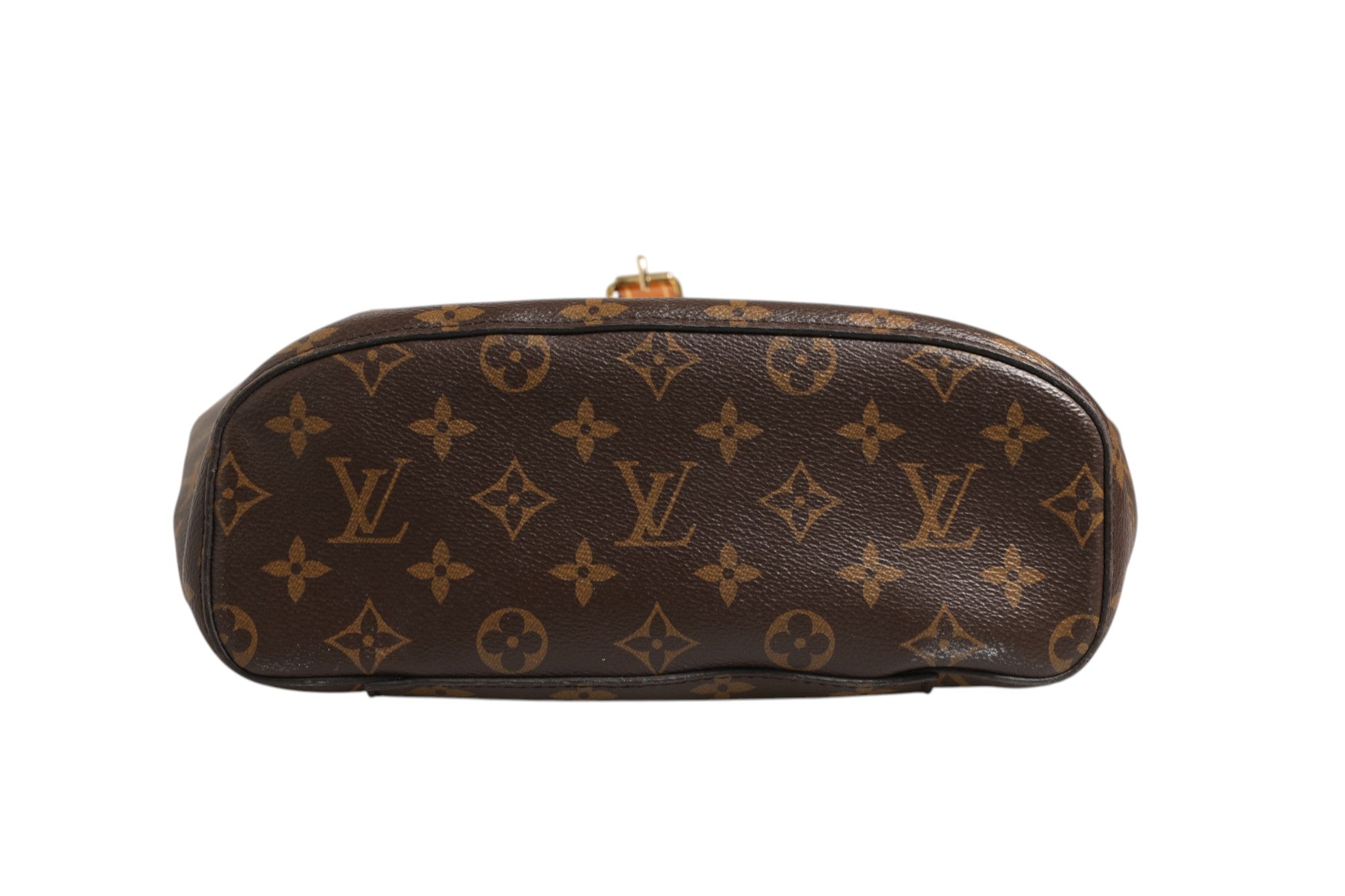 Monogram Leather Montsouris Canvas Backpack