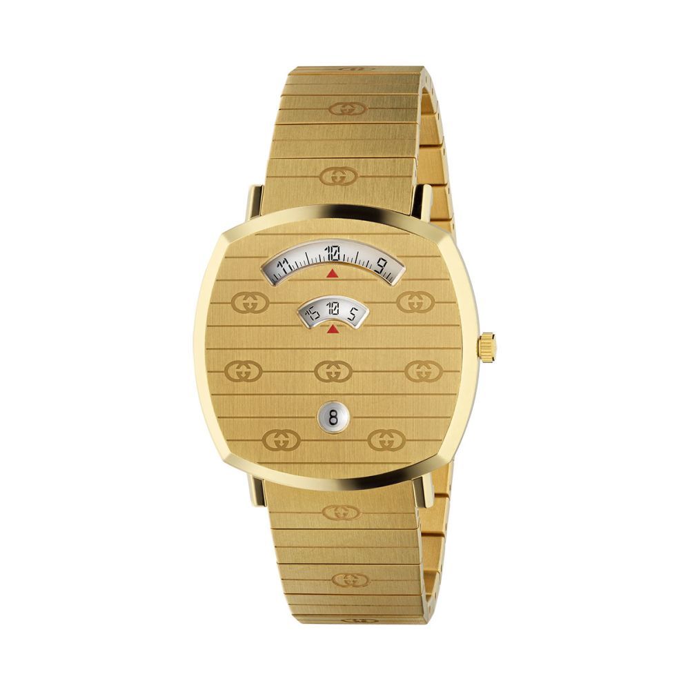 Gold Dress Watch with Stainless Steel Bracelet