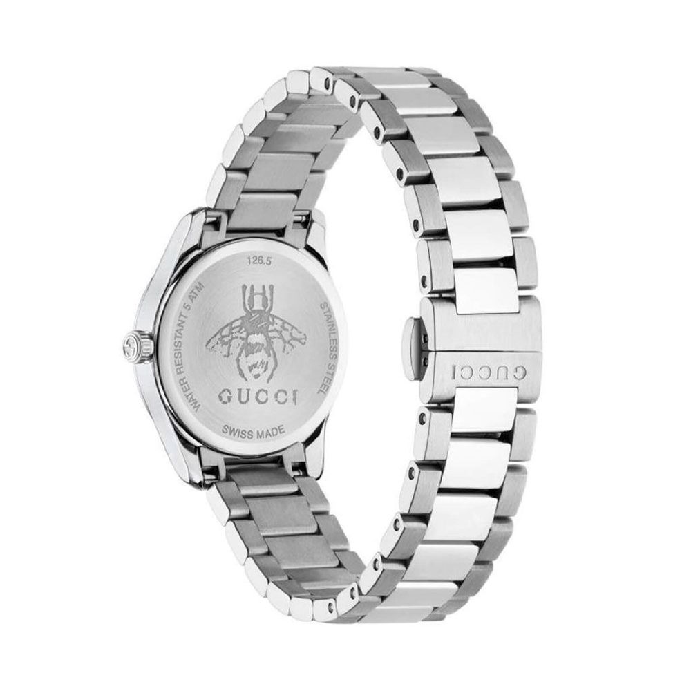 Grey Dress Watch with Stainless Steel Bracelet