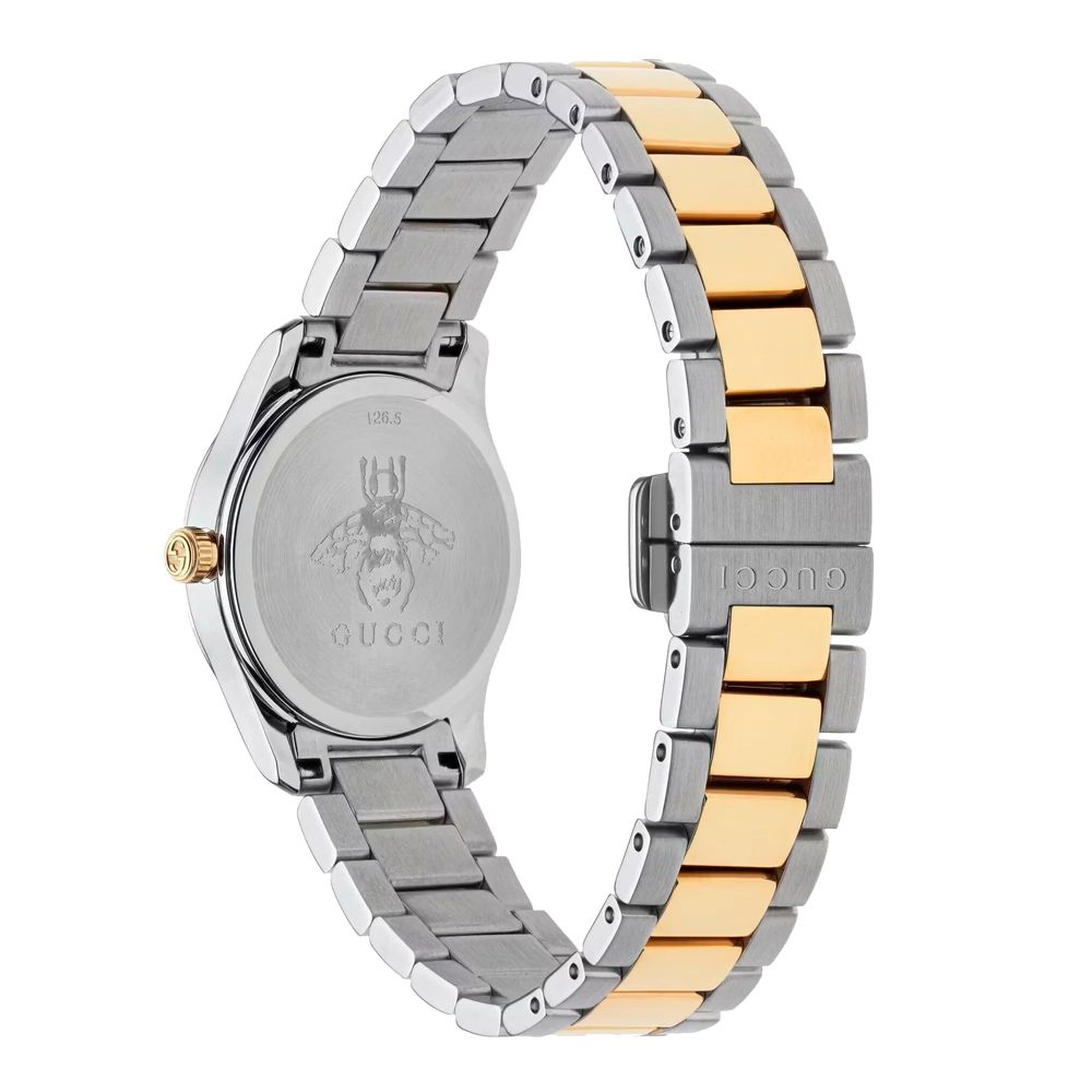 Gold Dress Watch with Grey Dial