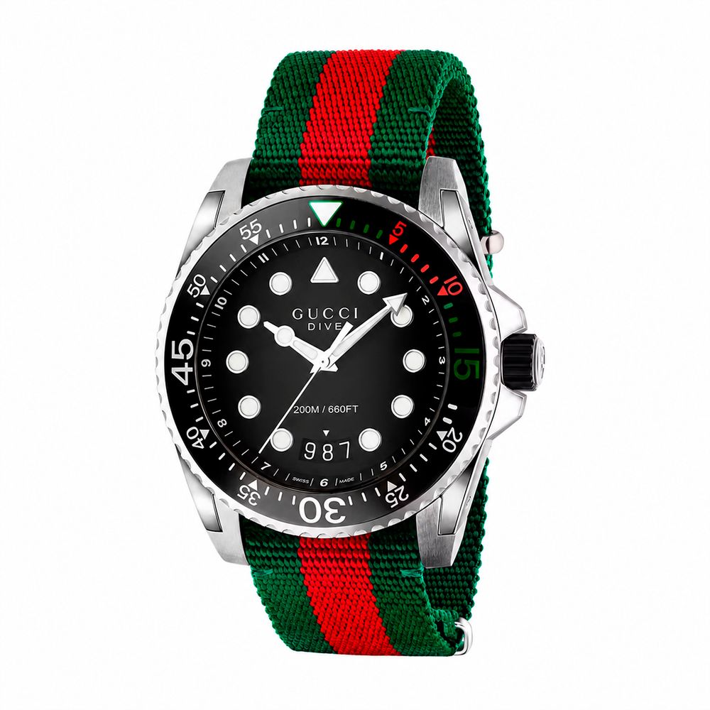 Multicolor Synthetic Sport Watch with Diver Feature