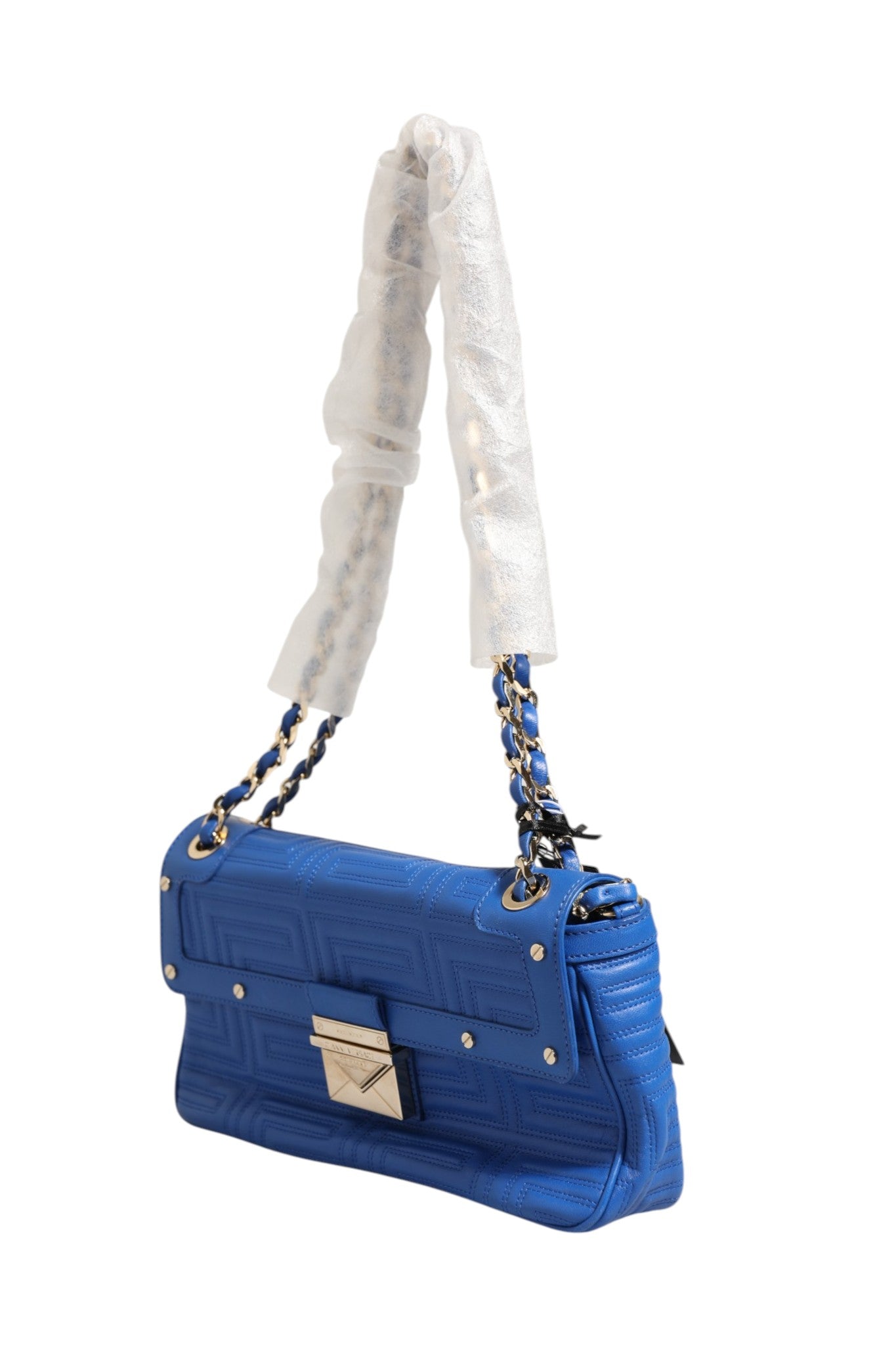 Versace Couture Quilted Leather Shoulder Bag