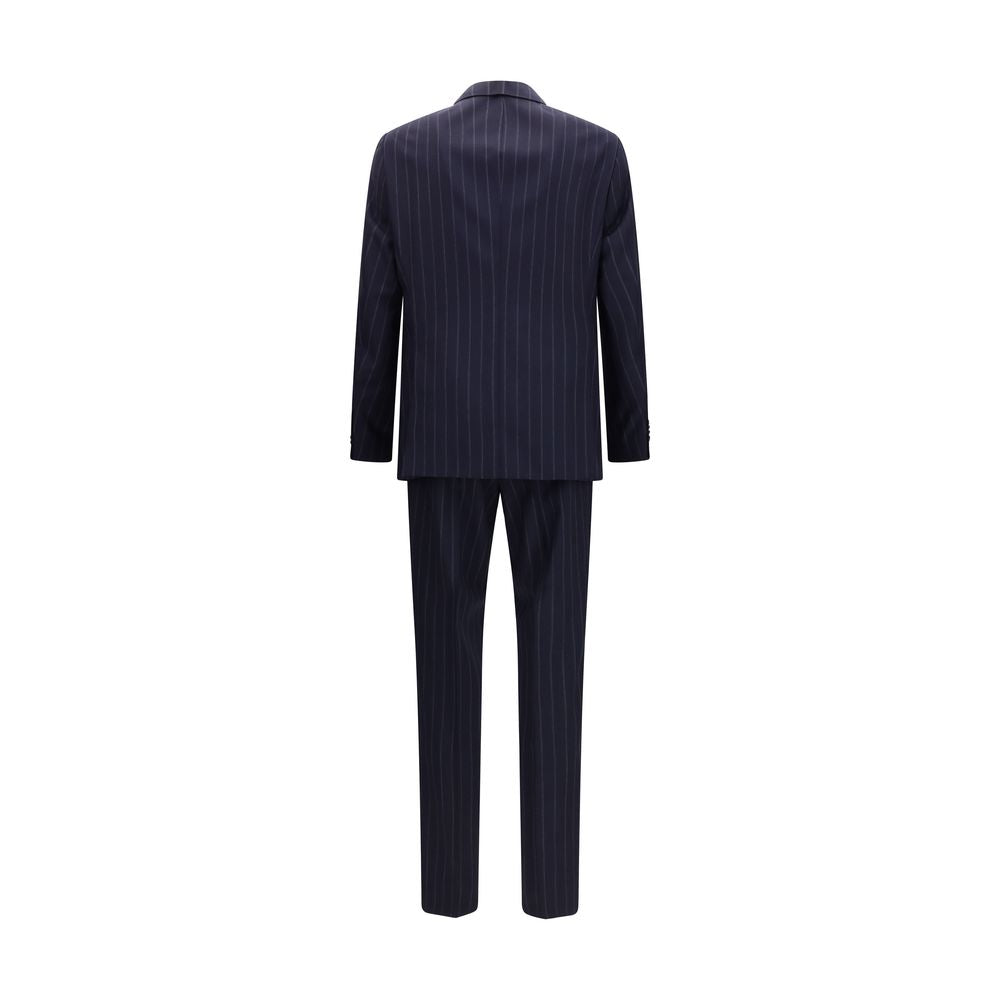 Hugo Boss Black Blue Wool Two-Piece Suit