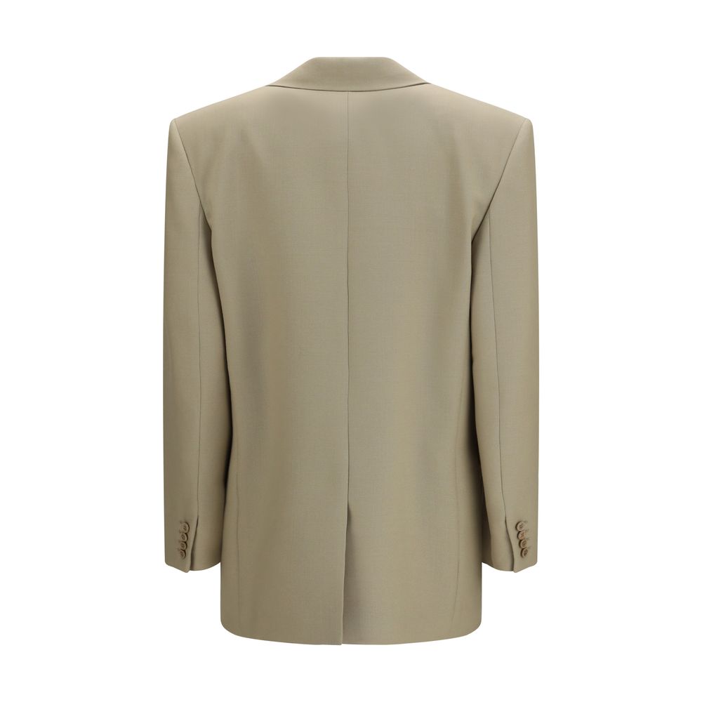 Saint Laurent Beige Wool Blazer