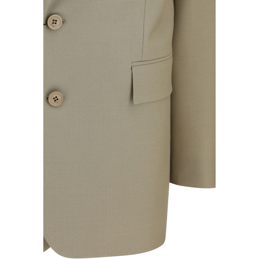 Saint Laurent Beige Wool Blazer