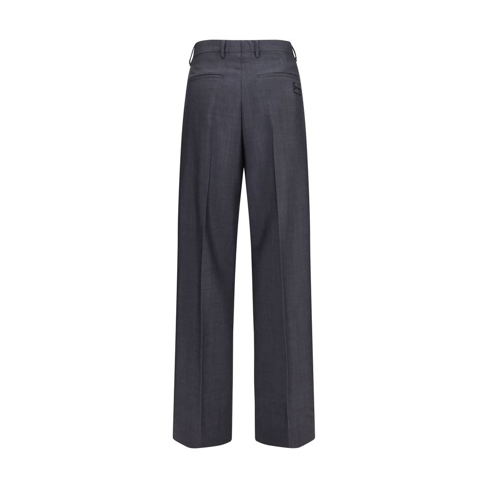 Miu Miu Gray Wool Dress Pants