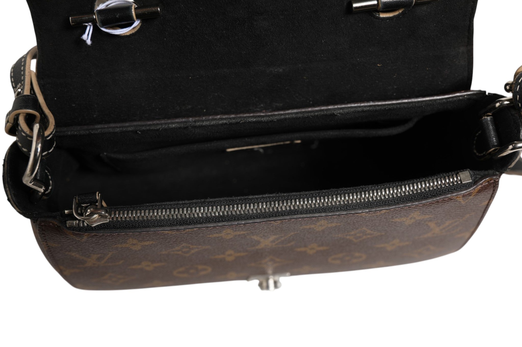 Louis Vuitton Monogram Chain It Bag PM aus Kalbsleder, Schwarz