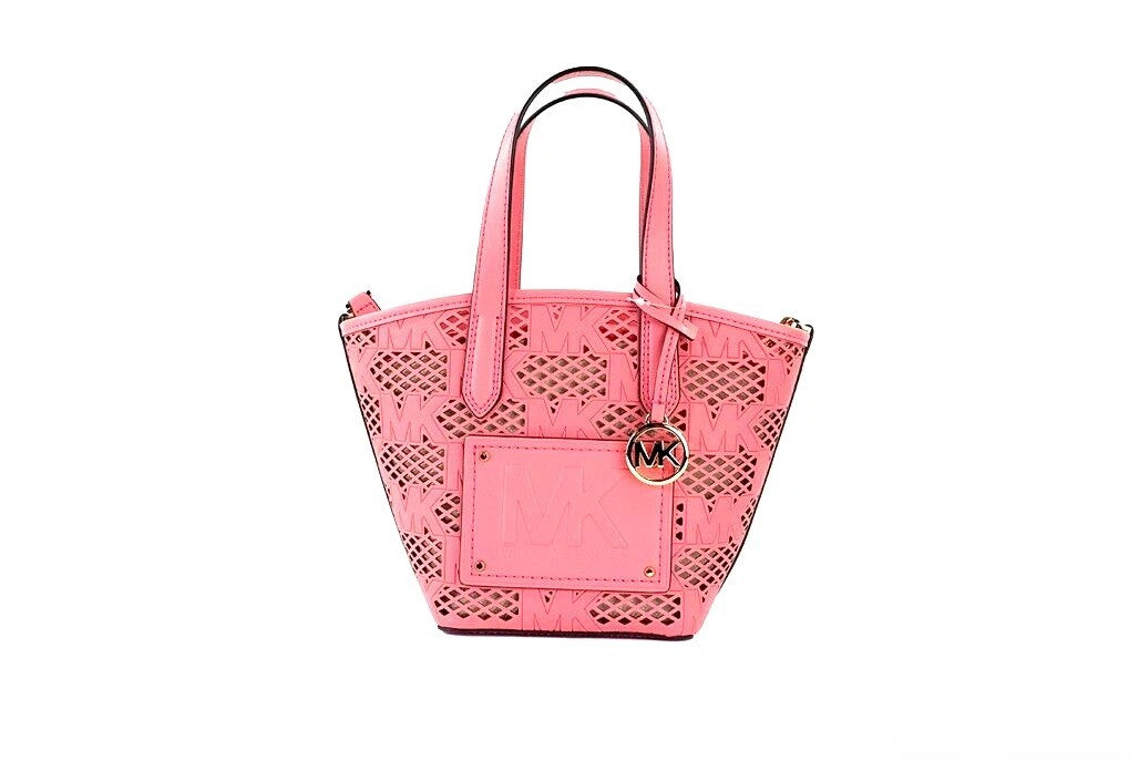 Tea Rose Leather Tote Messenger Bag 2-in-1 by Michael Kors