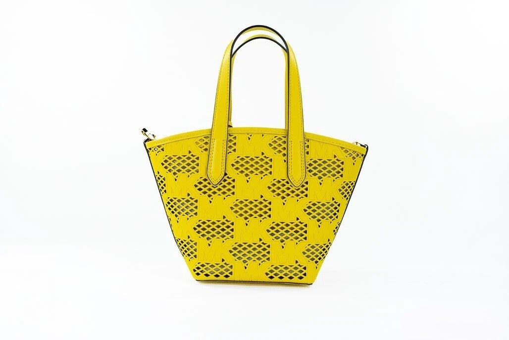 Daffodil Leather Tote Messenger Bag 2-in-1 by Michael Kors