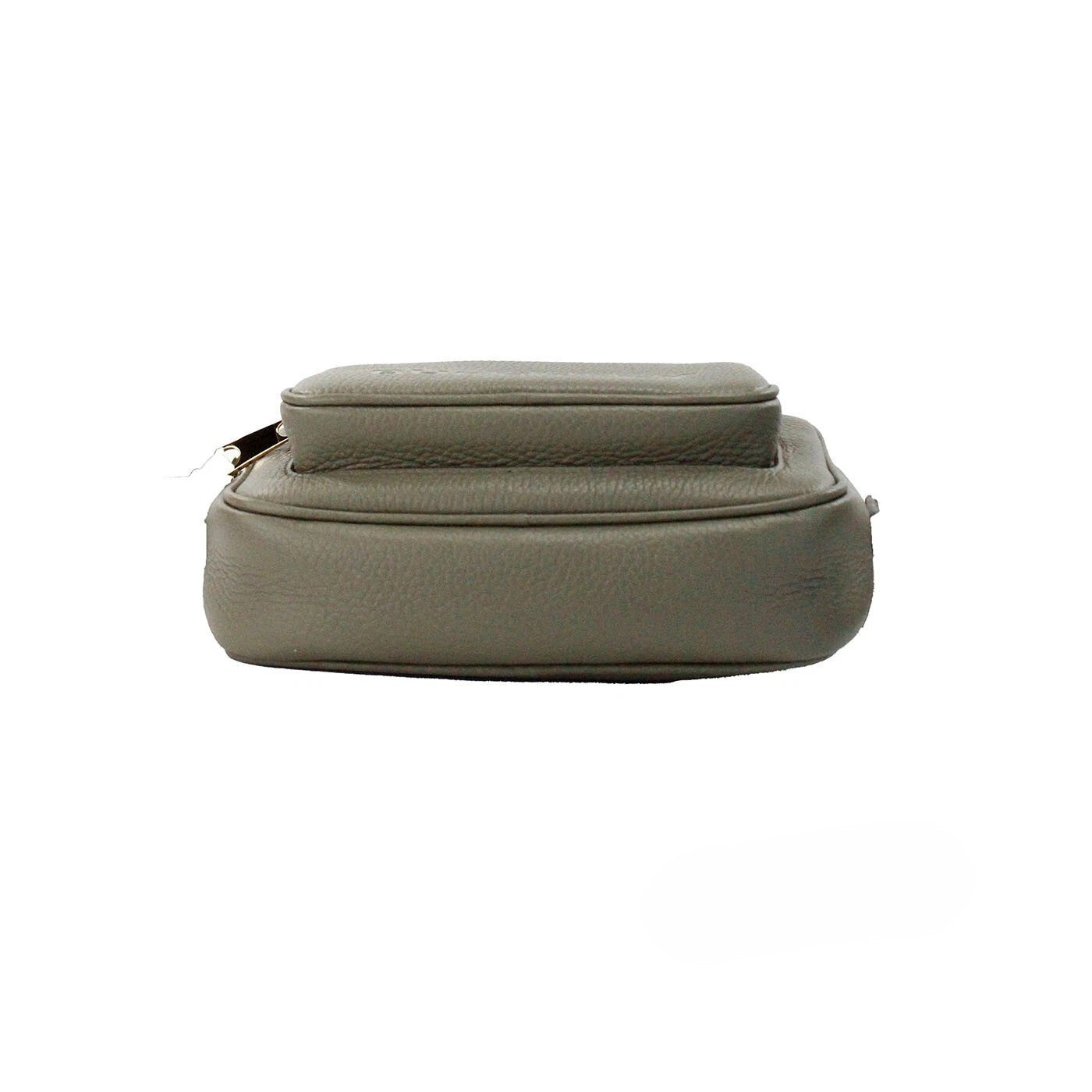 Dark Fern Green Leather Camera Crossbody Bag by Burberry