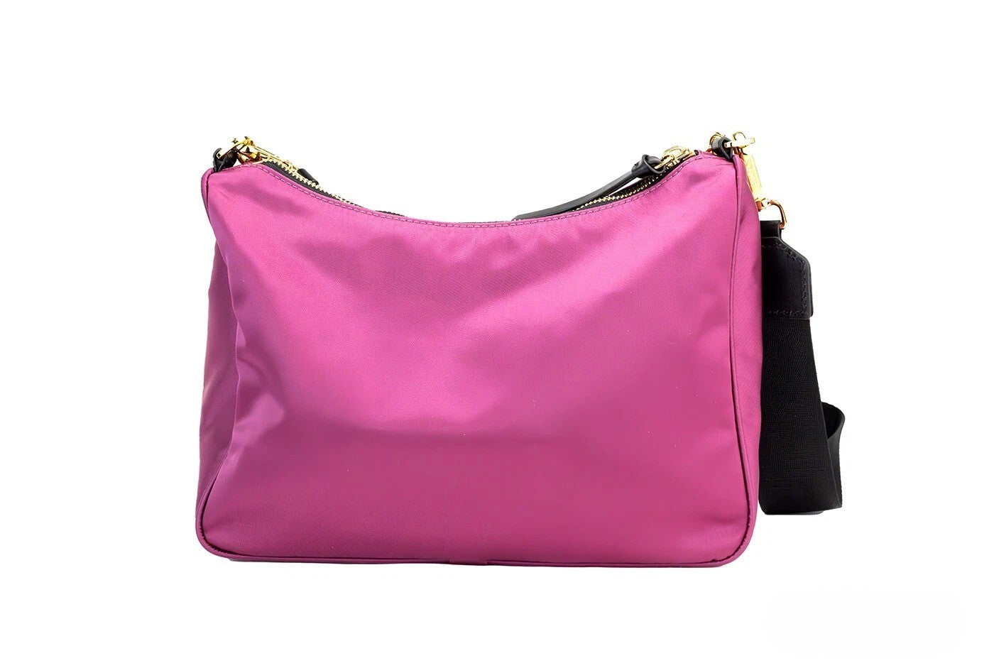 Burgundy Leather Crossbody Bag with Medusa Pendant by Versace