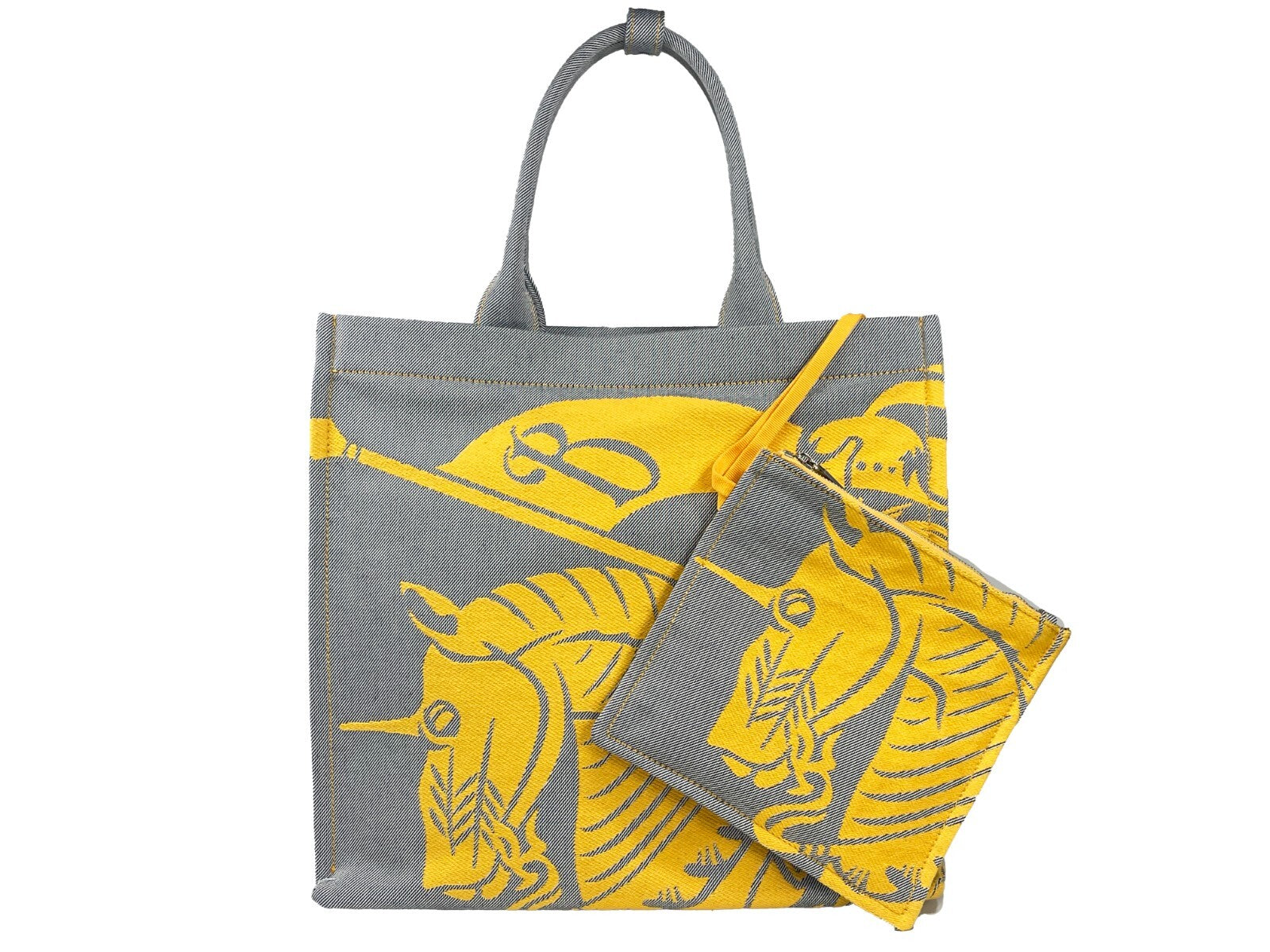 Sunflower Canvas Tote Bag with Coin Pouch by Burberry