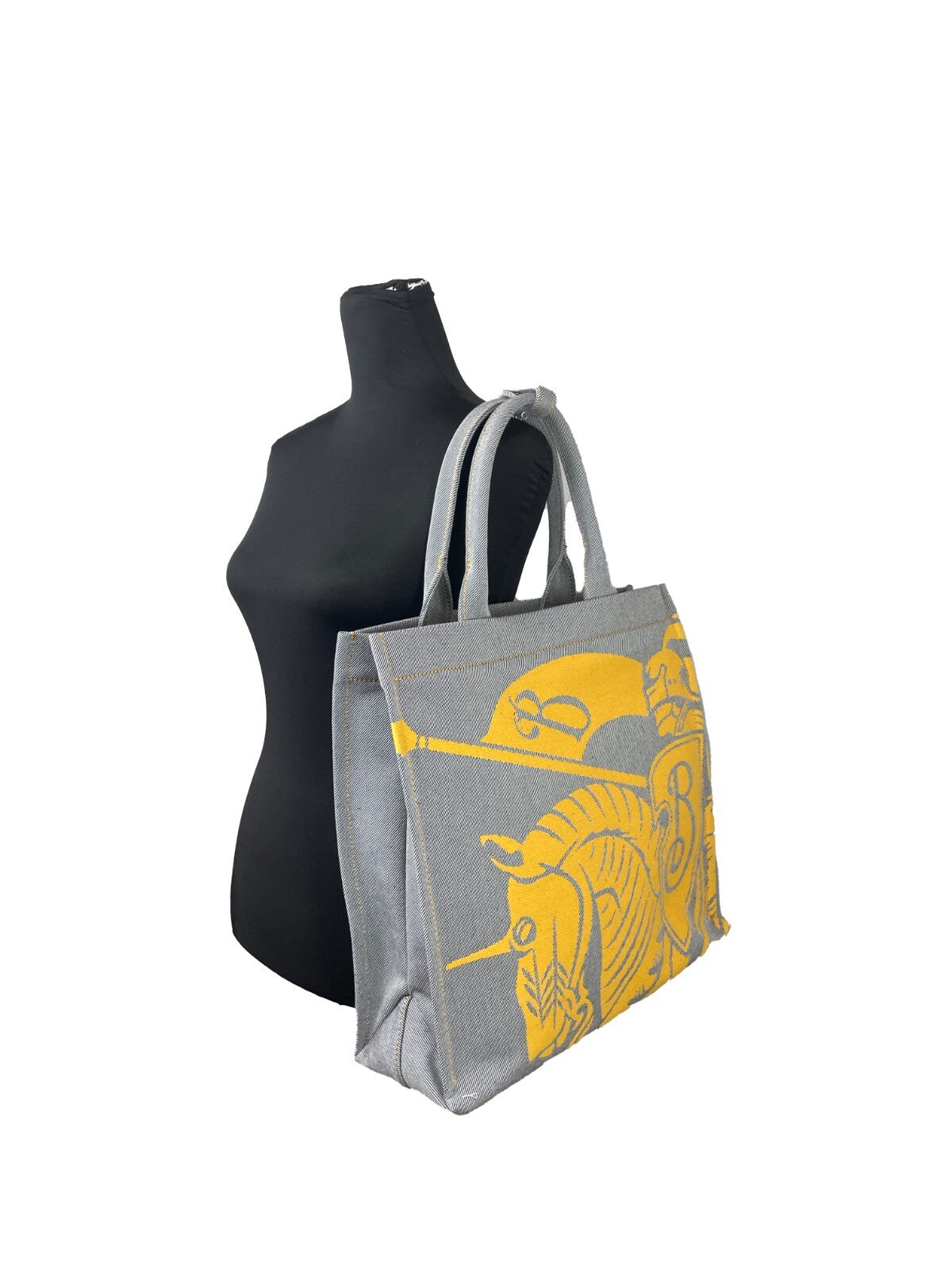 Sac cabas Burberry EKD en toile avec porte-monnaie