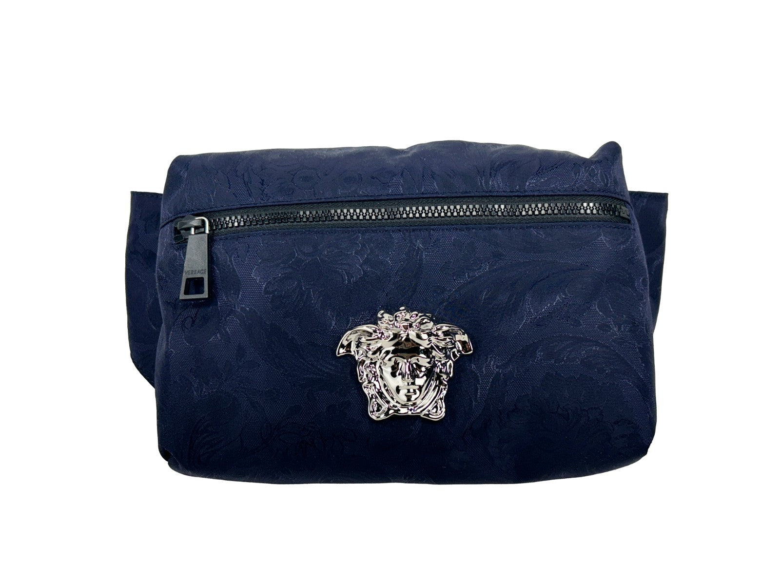 Navy Versace Synthetic Belt Bag with Medusa Detail