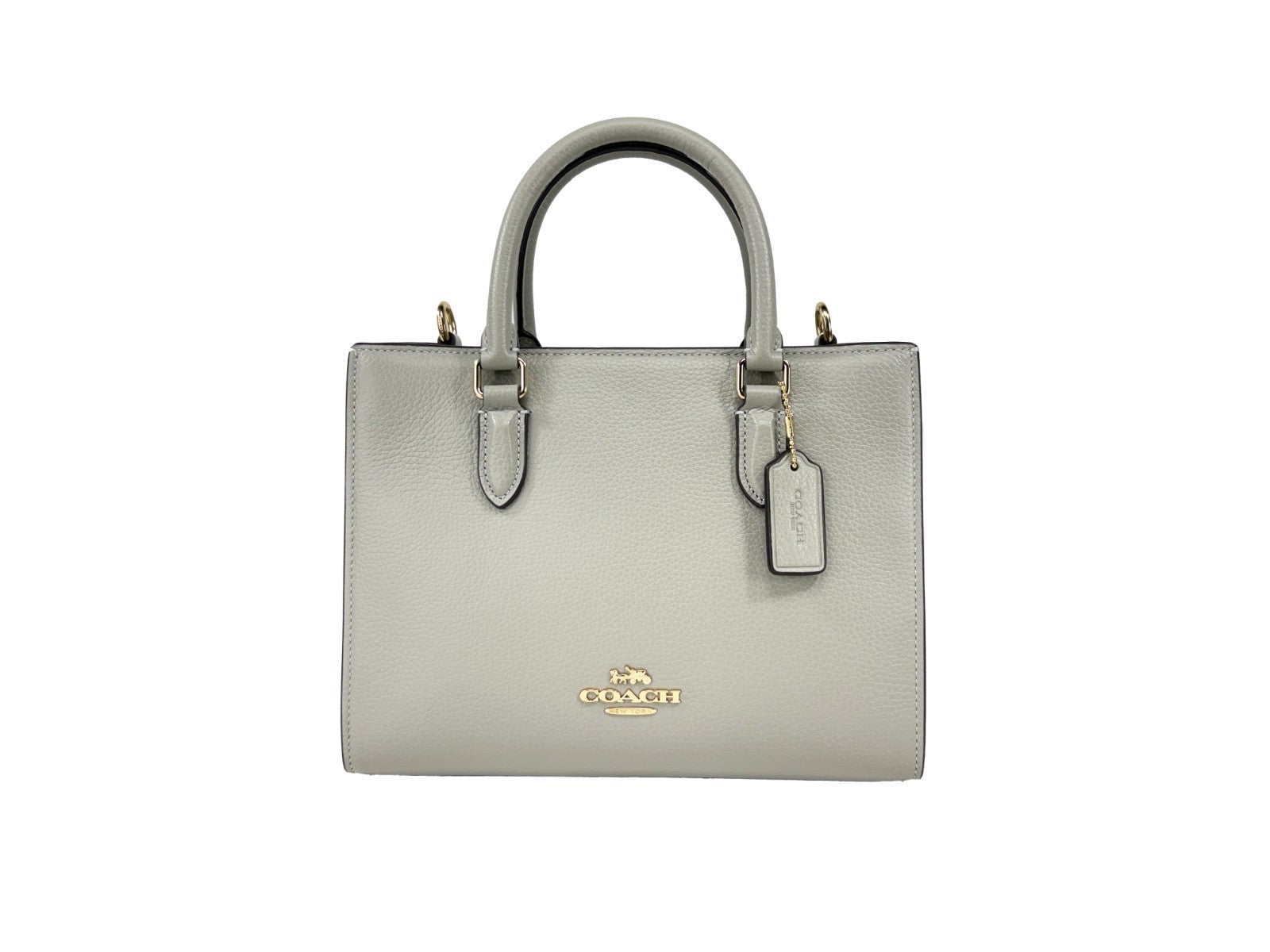 Leather Coach Maggie Small Crossbody Tote Bag