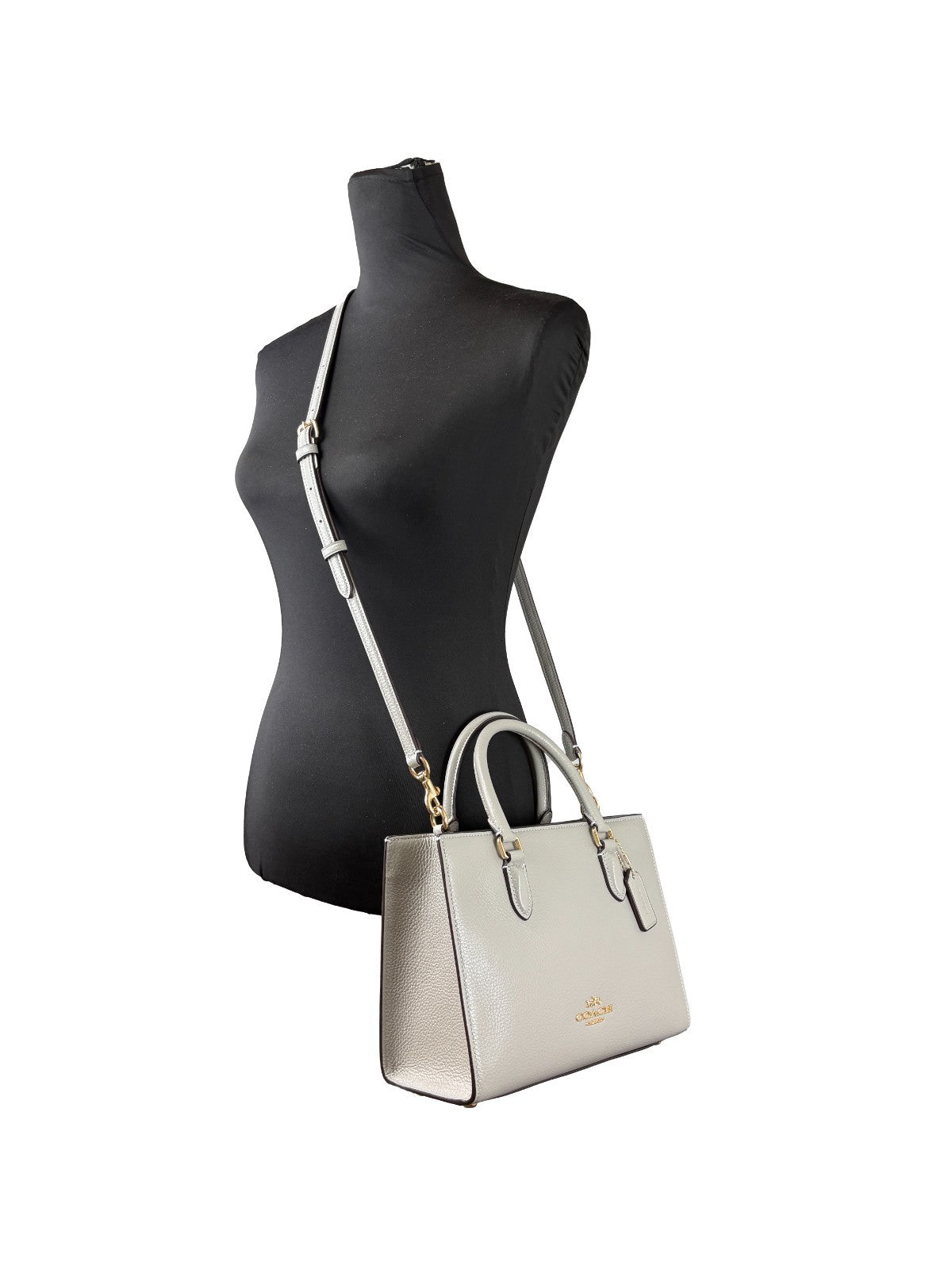 Leder Coach Maggie Kleine Umhängetasche