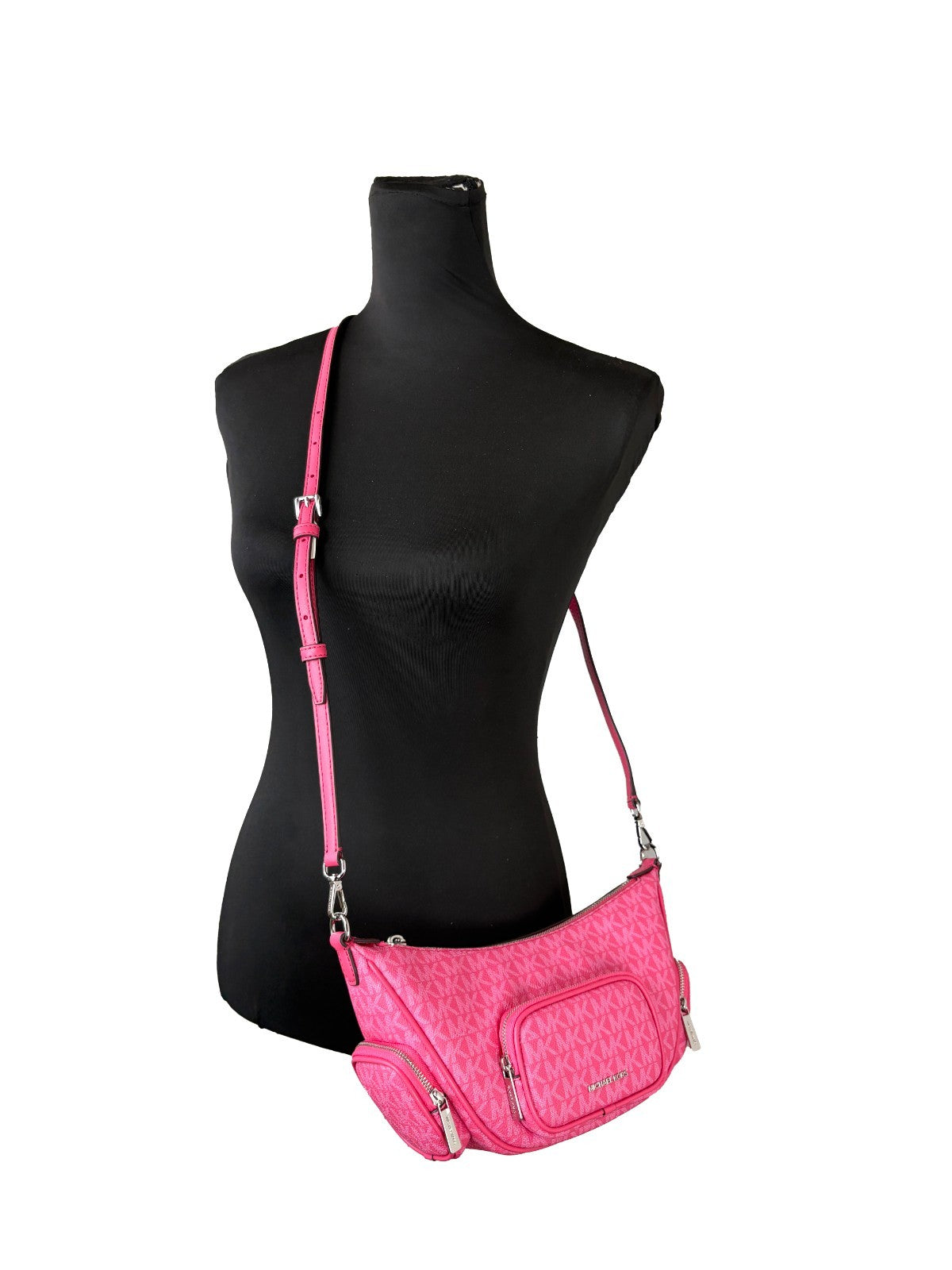 Hibiscus Leather Crossbody Bag with Adjustable Strap by Michael Kors
