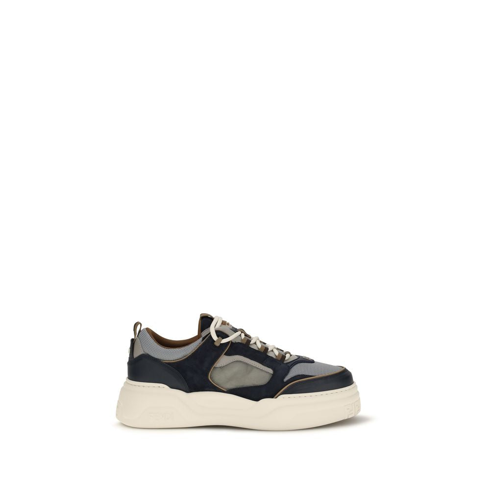 Multicolor Leather Athletic Sneakers by Fendi