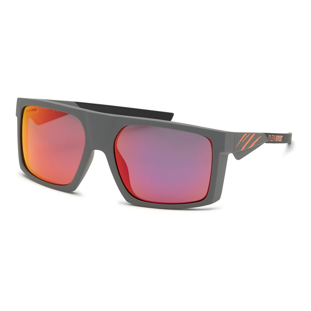 Brown Synthetic Sunglasses with Polarized Lenses