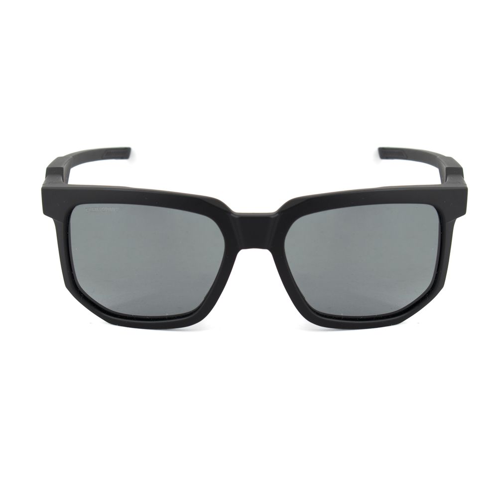 Schwarze Synthetik-Sonnenbrille mit polarisierten Gläsern