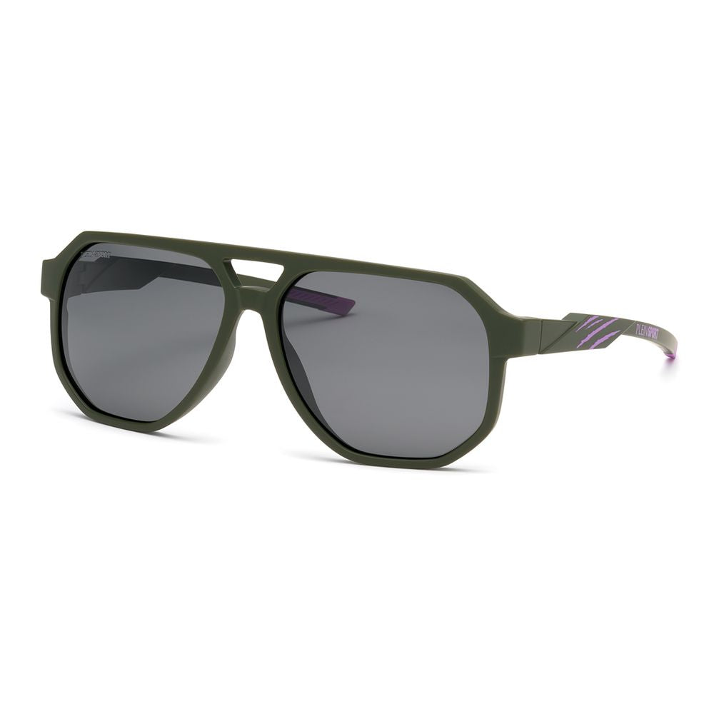 Green Synthetic Sunglasses Polarized