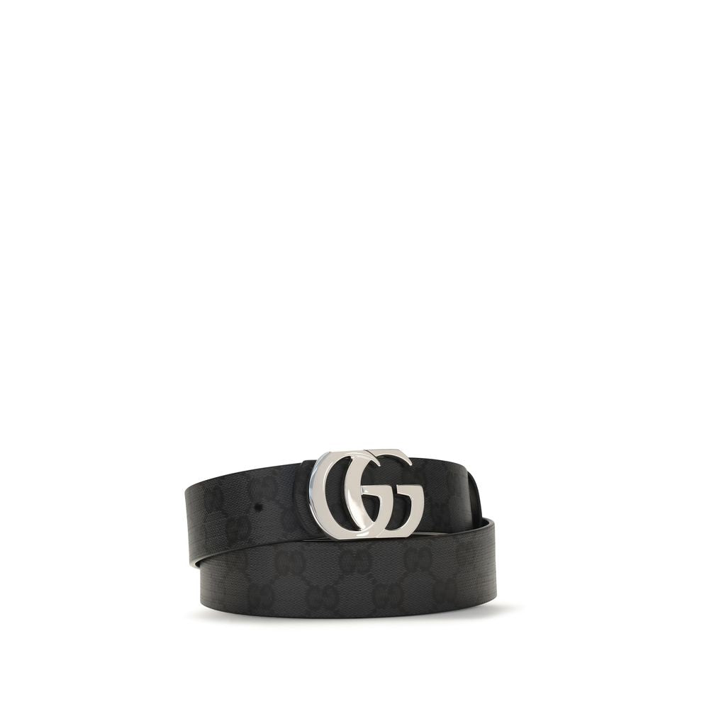 Gucci Black Calf Leather Regular Belt