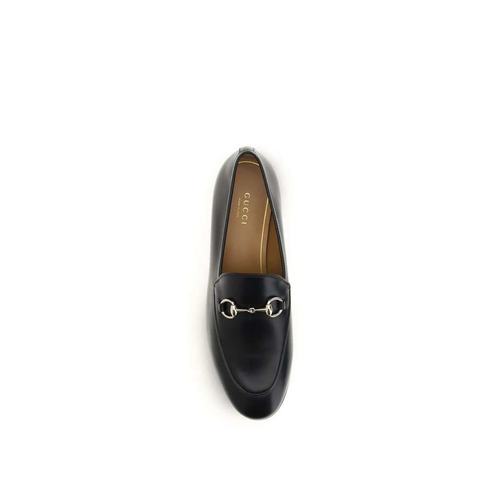 Gucci Schwarze Slip-On Loafer aus Kalbsleder