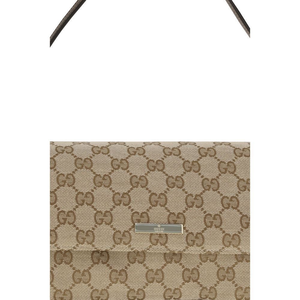 Sac à main Gucci en polyester marron