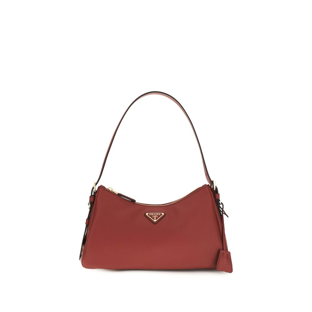 Multicolor Leather Shoulder Bag with Adjustable Strap