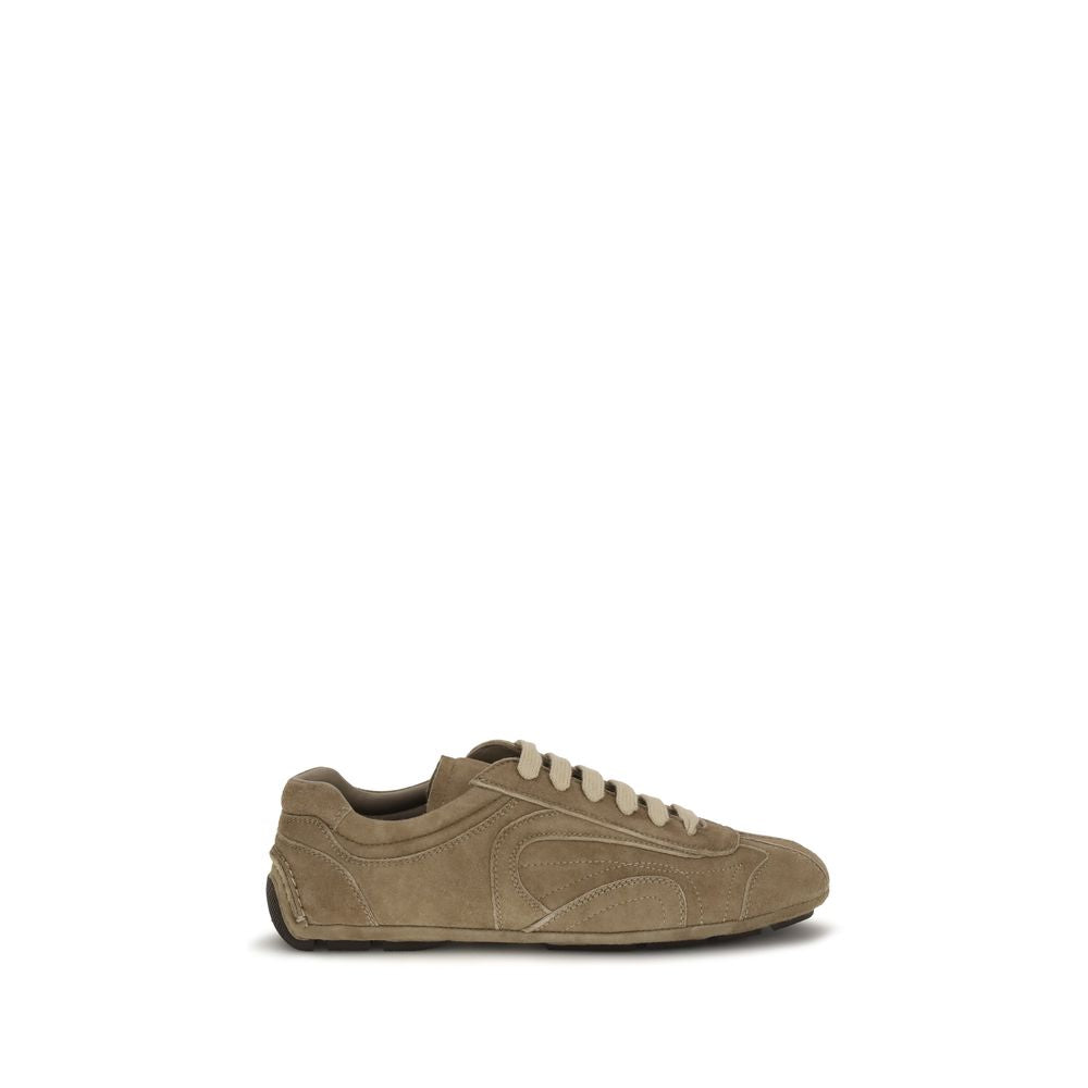 Brown Leather Monte Carlo Athletic Sneakers