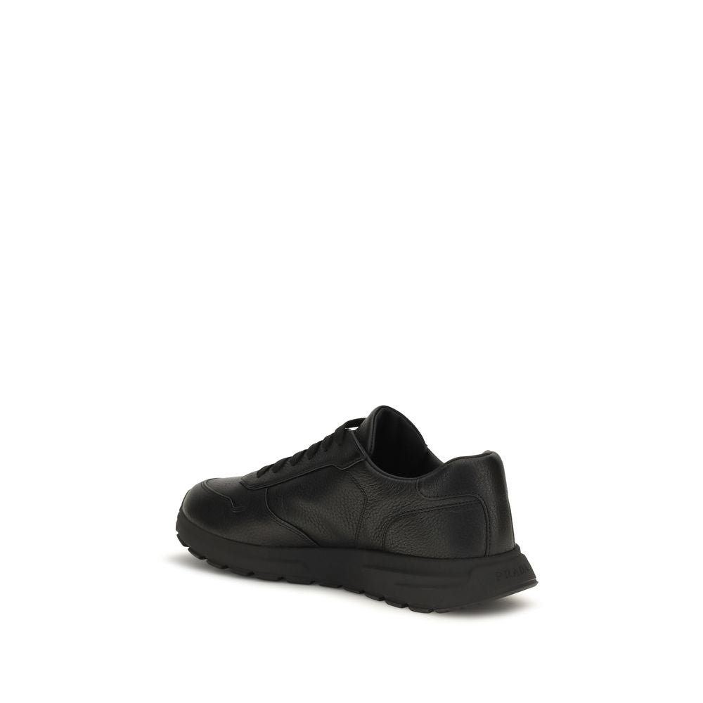 Black Prada Prax 2.0 Synthetic Sneakers