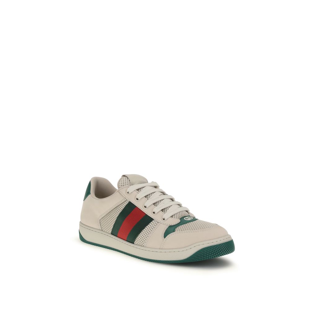 Gucci Beige Fabric Sneakers