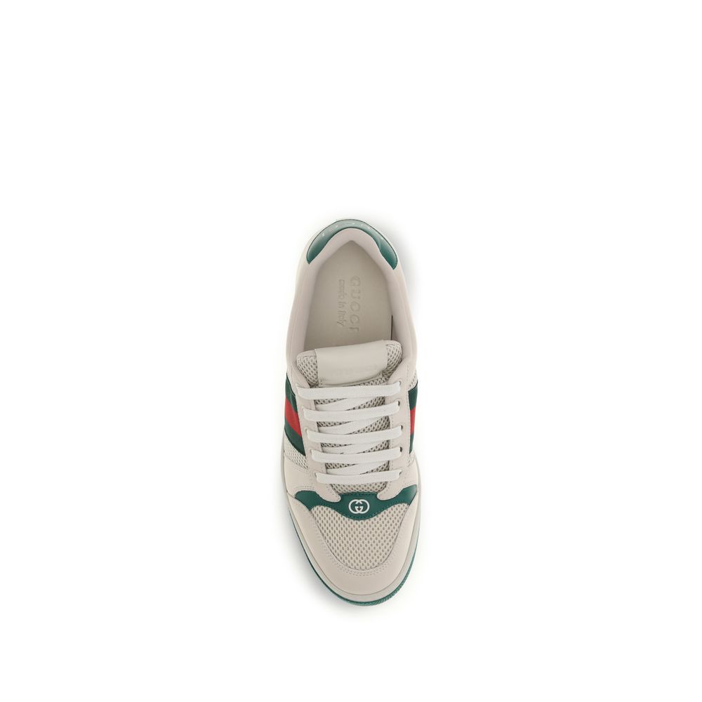 Baskets de sport Gucci en polyester beige