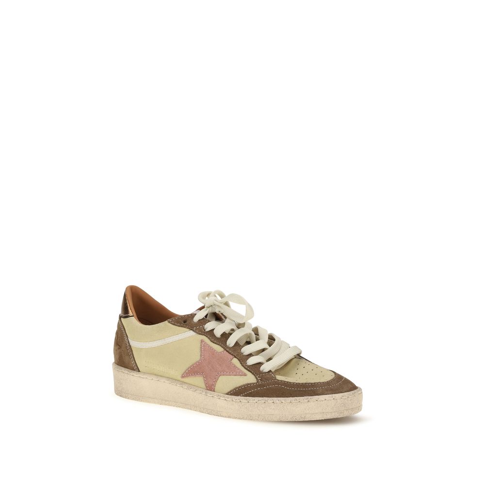 Multicolor Leather Sneakers with Star Detail