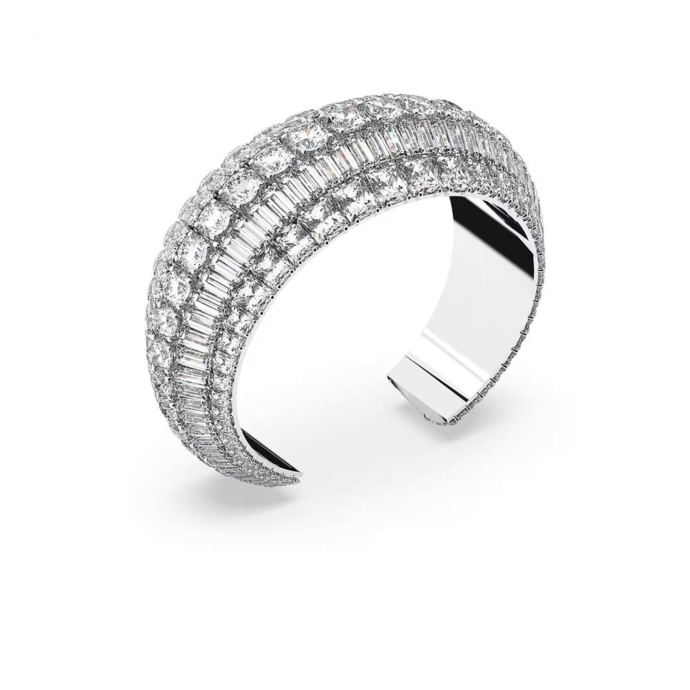 Grey Synthetic Bracelet Swarovski Hyperbola Cuff