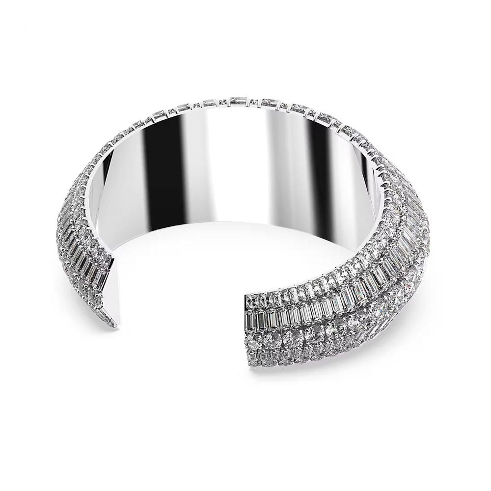 Graues synthetisches Armband Swarovski Hyperbola Manschette
