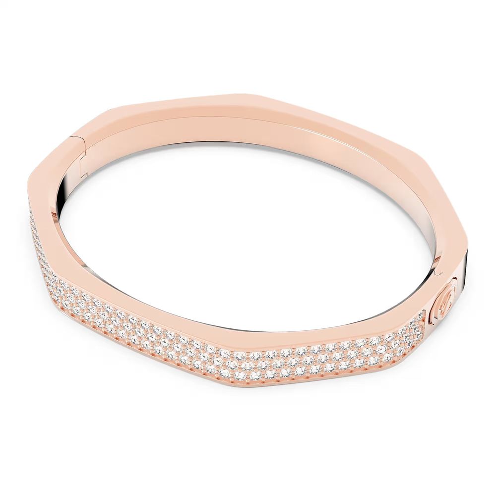 Pink Synthetic Bracelet with Swarovski Crystals