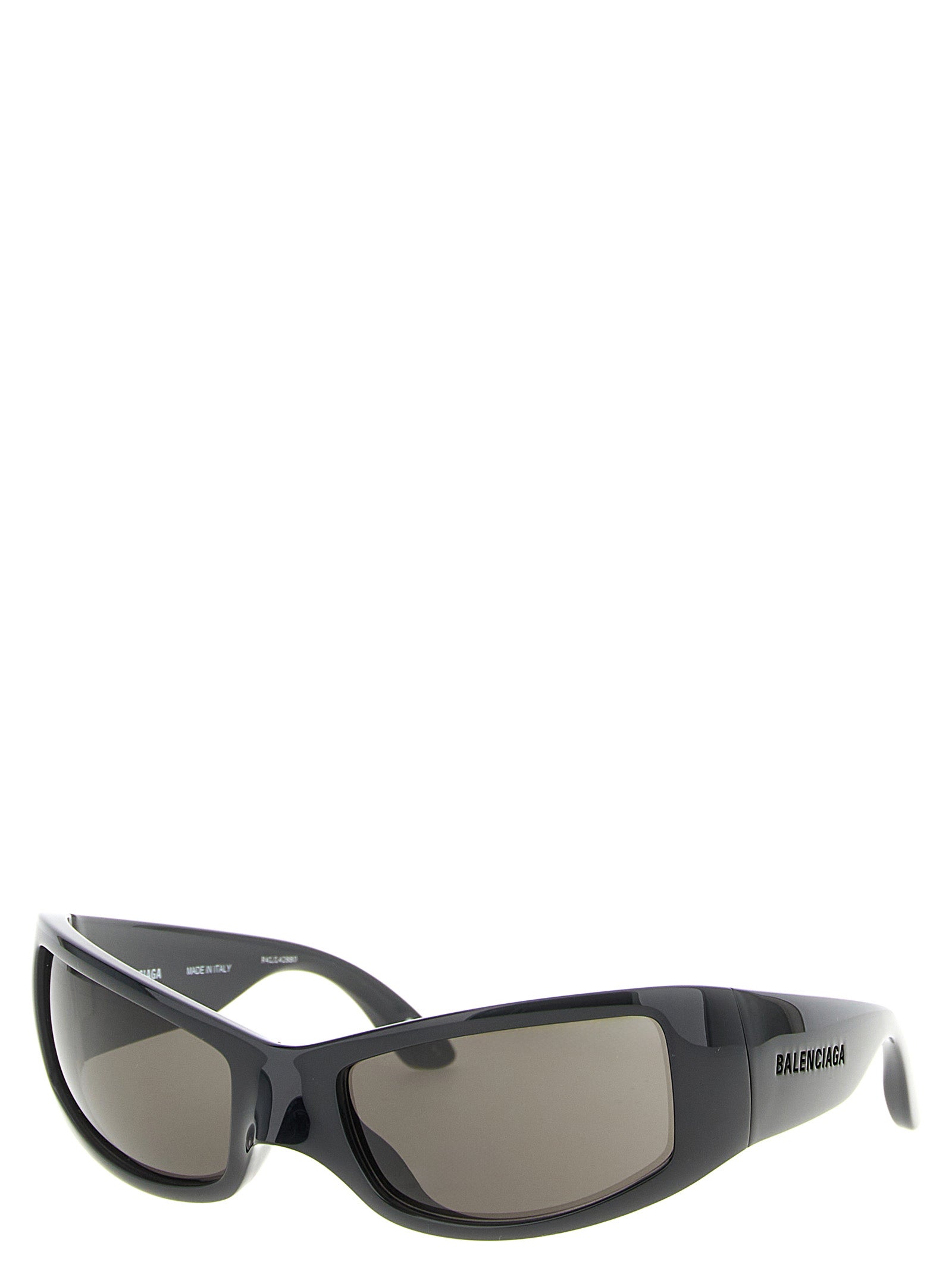 Lunettes de soleil Balenciaga noires en polyamide