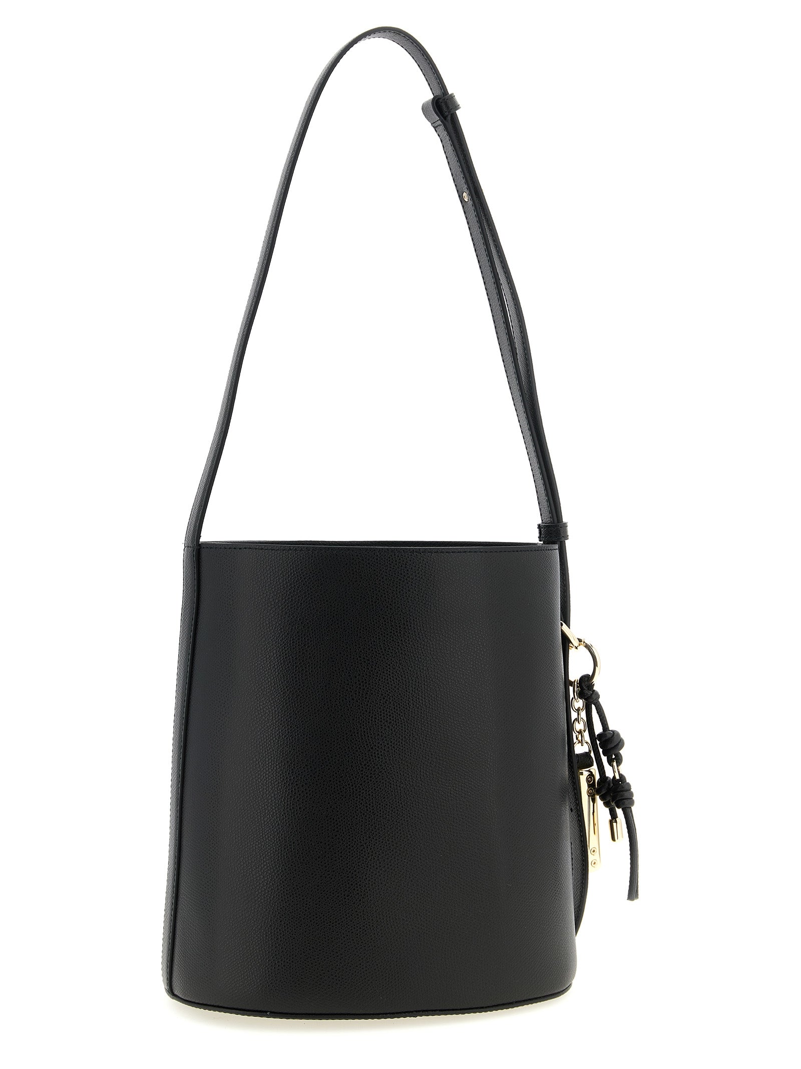Furla Black Calfskin Shoulder Bag