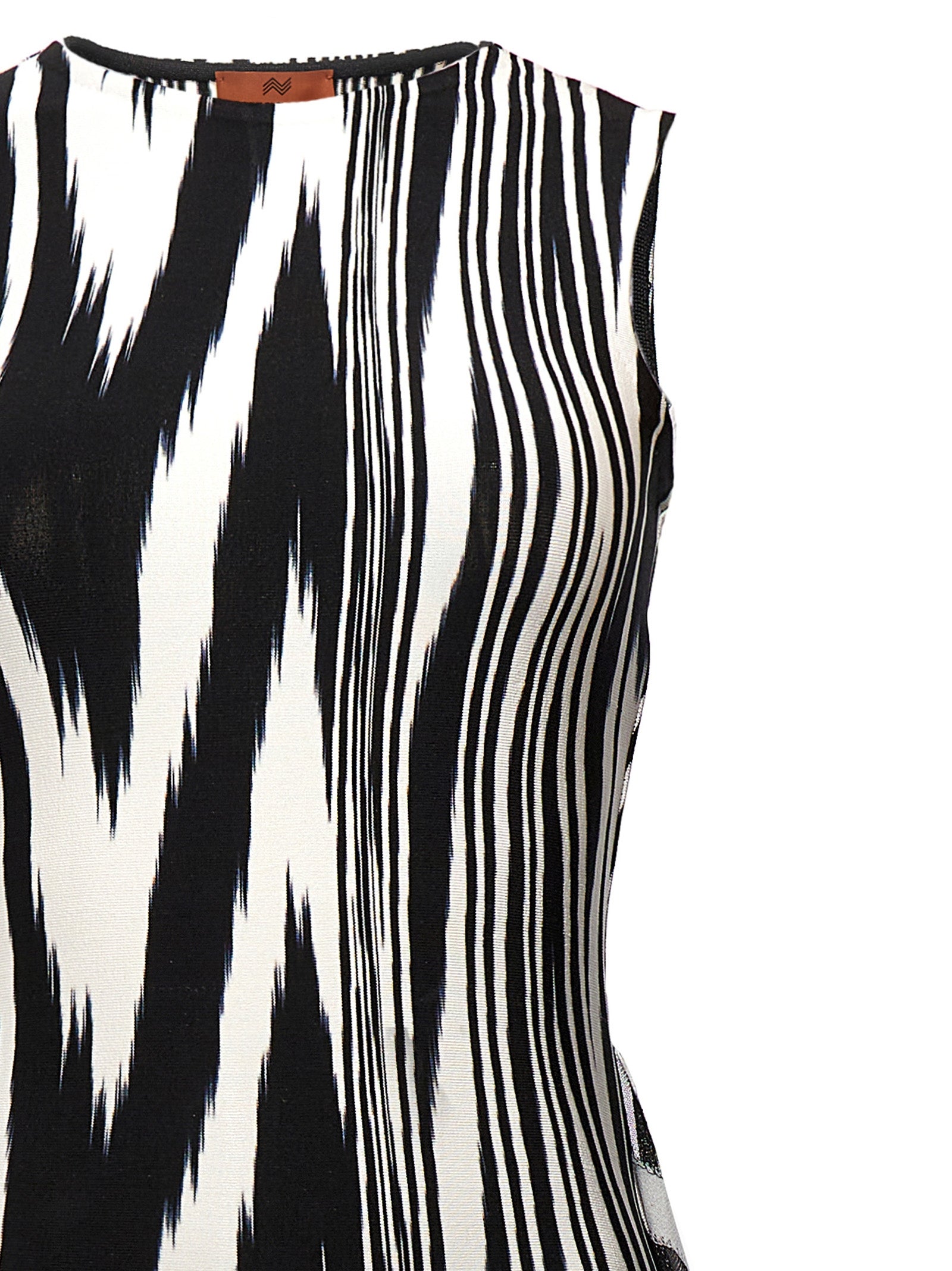 Bicolor Viscose Bodysuit