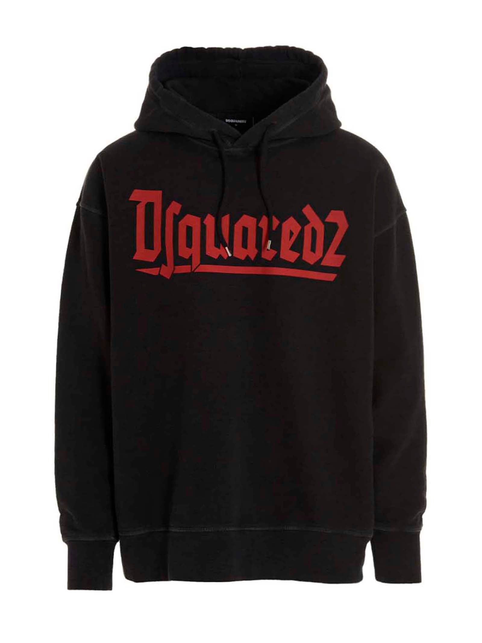 Sweat-shirt Dsquared² en coton noir