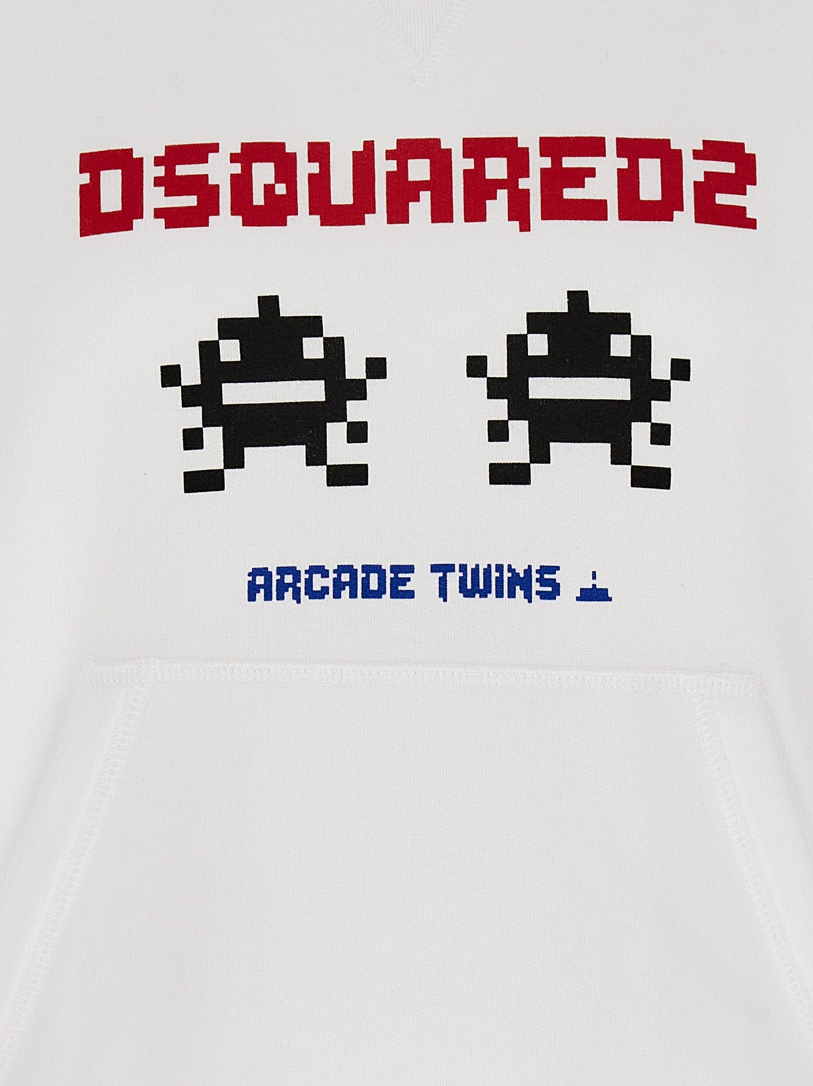 Dsquared² Sweatshirt aus weißer Baumwolle