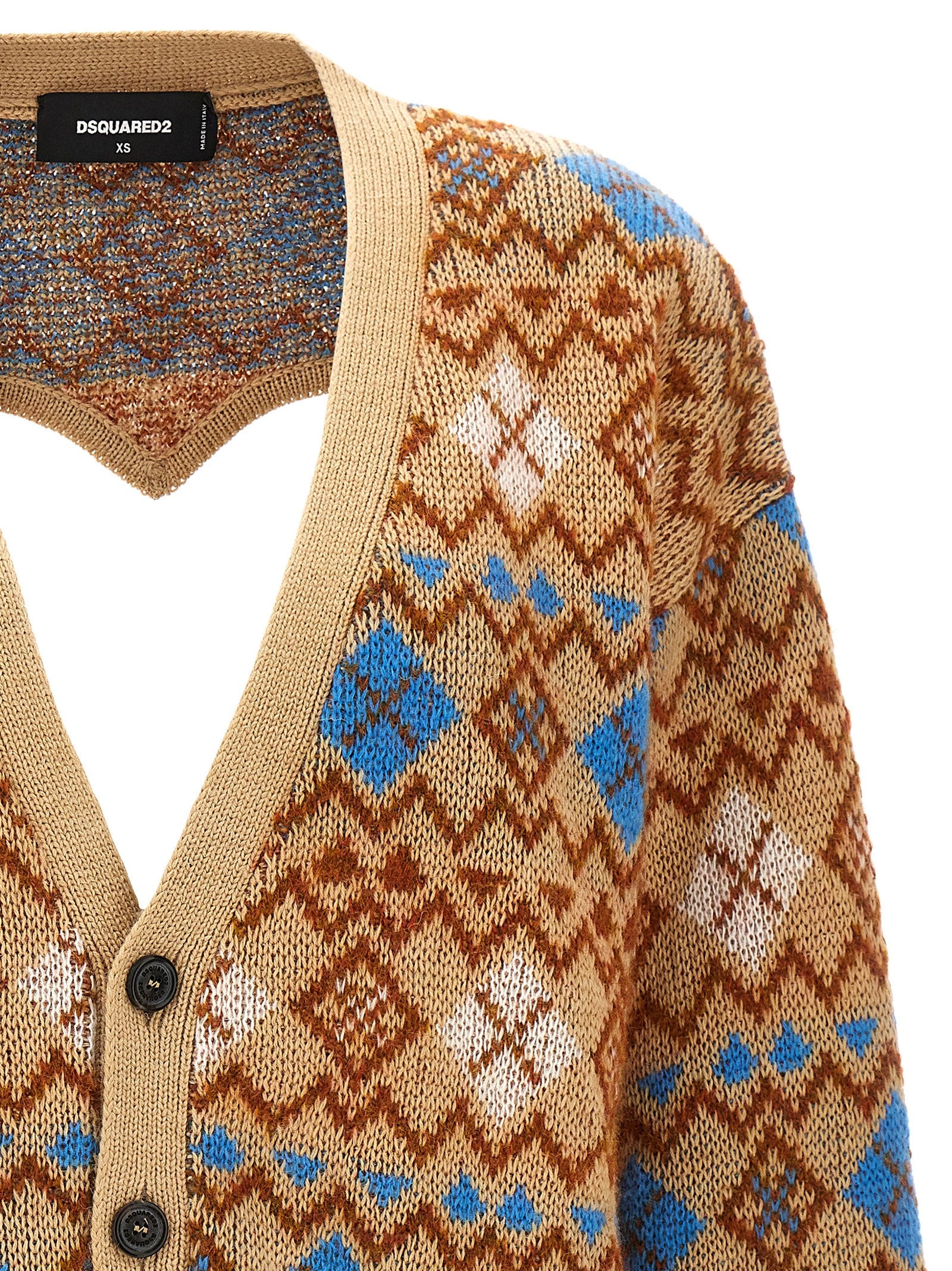 Multicolor Wool Cardigan