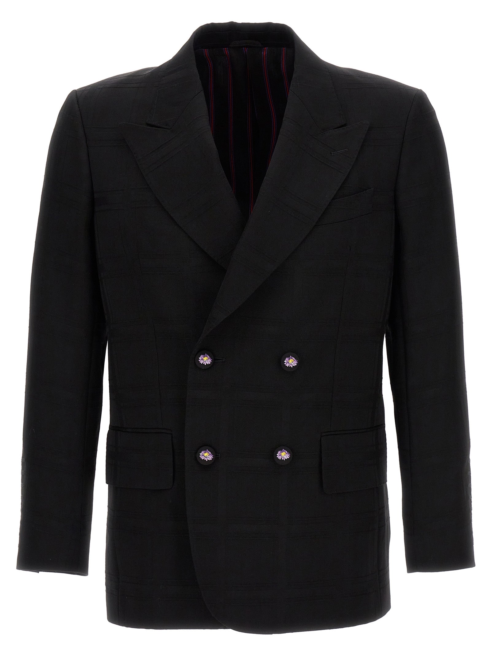 Blazer Etro en laine vierge noire