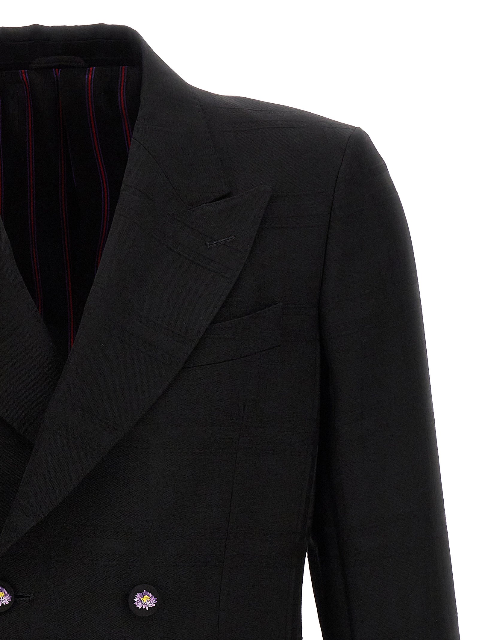 Blazer Etro en laine vierge noire