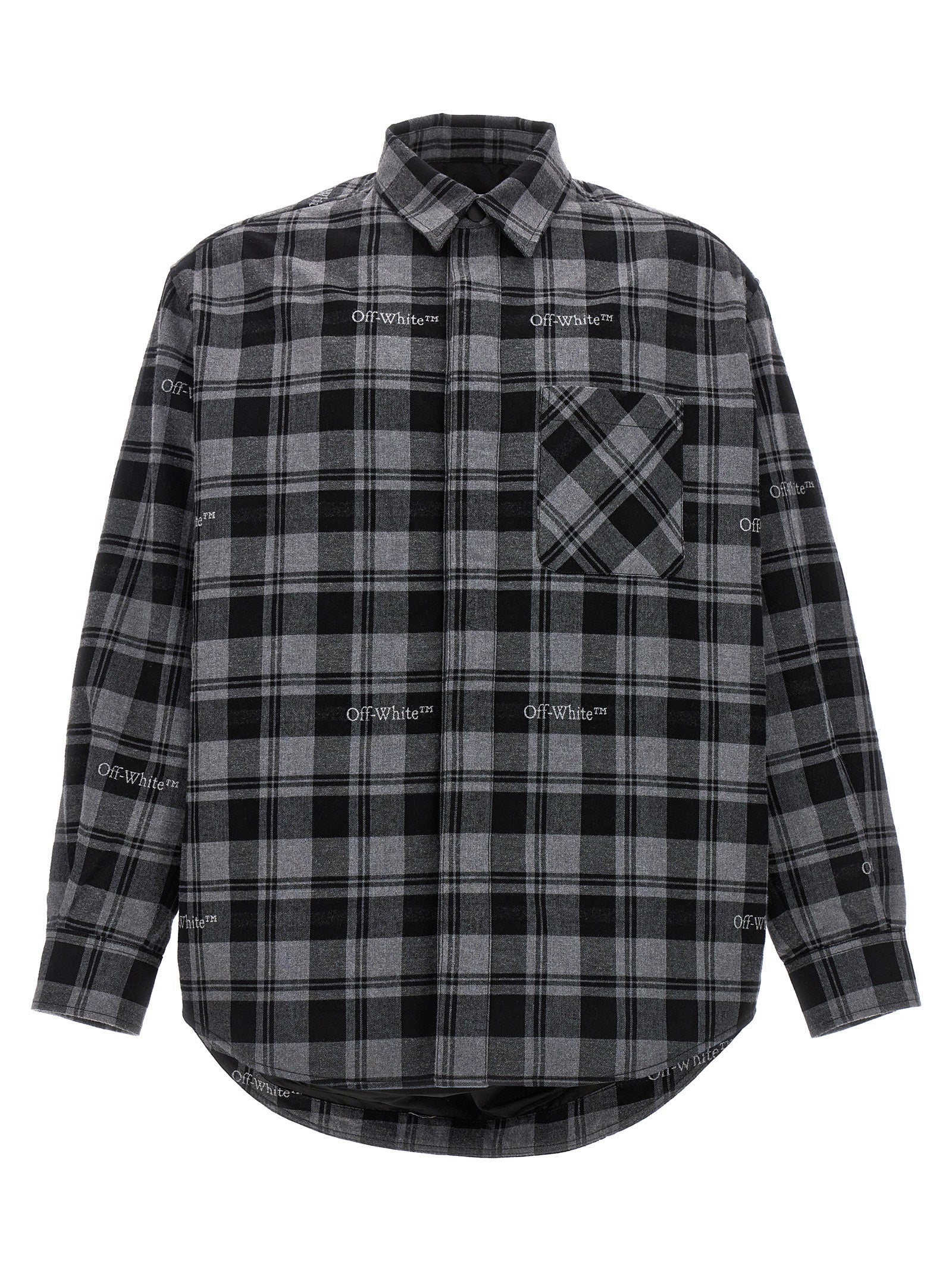 Veste Off-White en coton gris