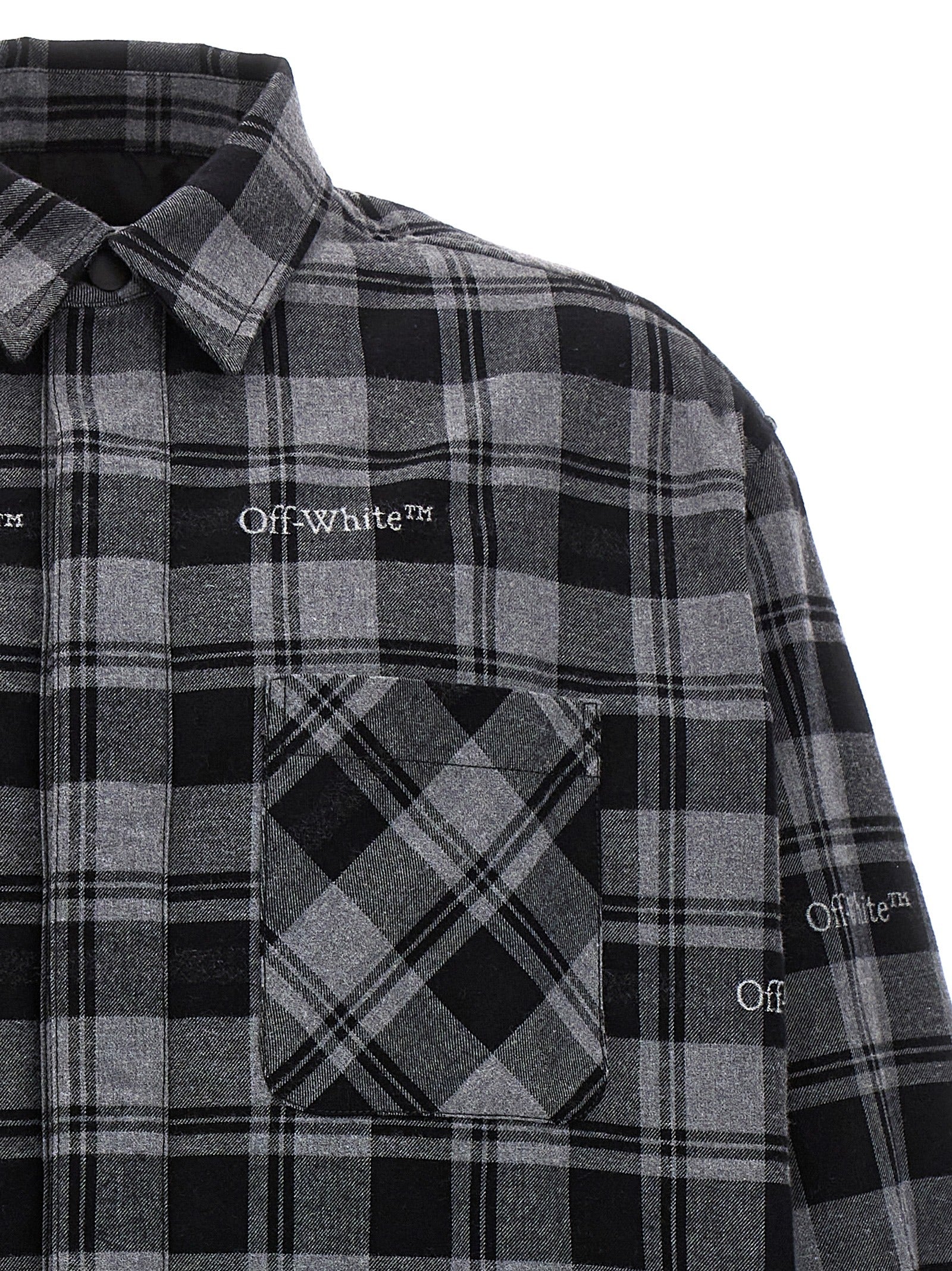 Veste Off-White en coton gris