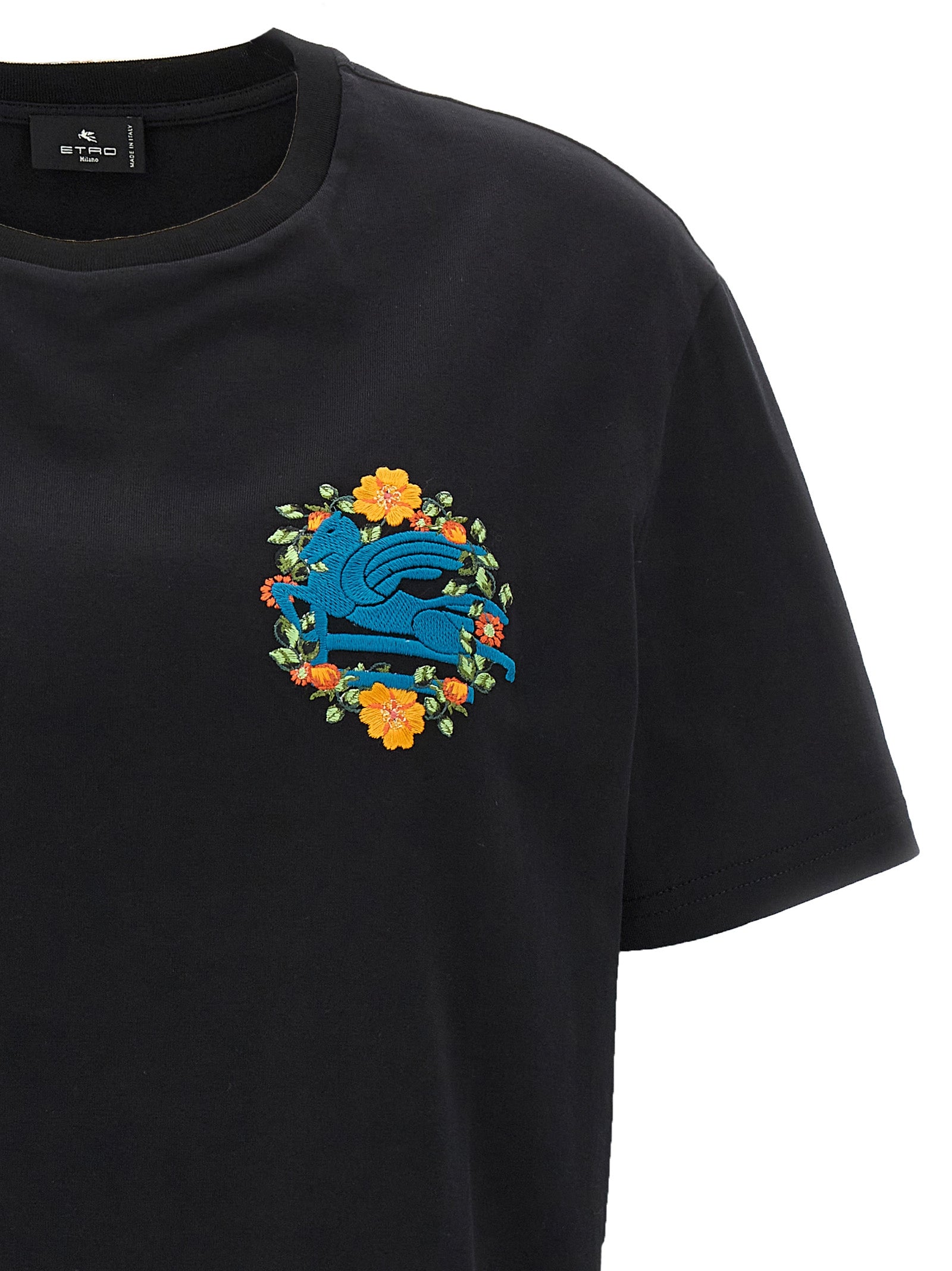 T-shirt Etro en coton noir