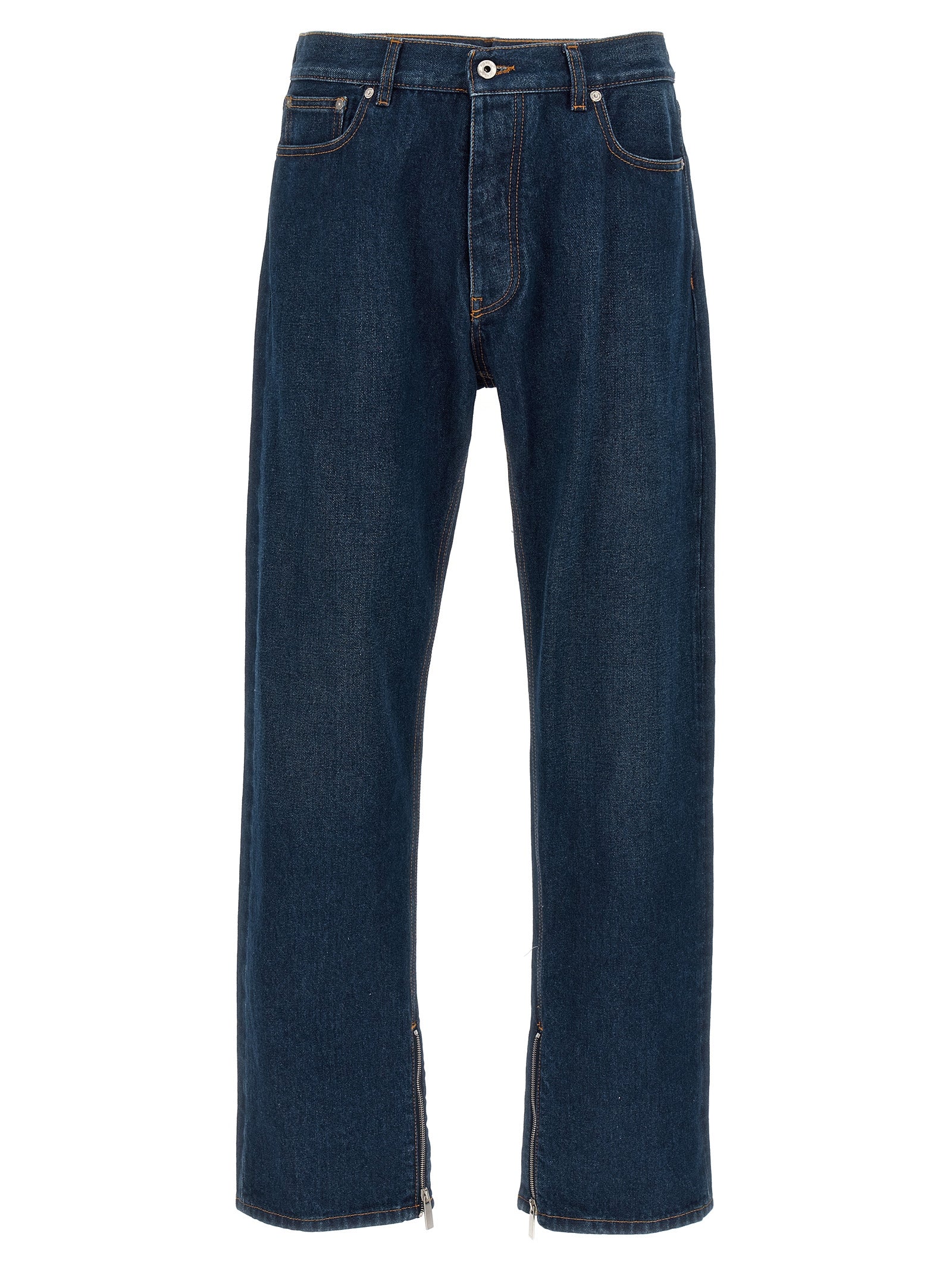 Jean en jean Off-White bleu en coton