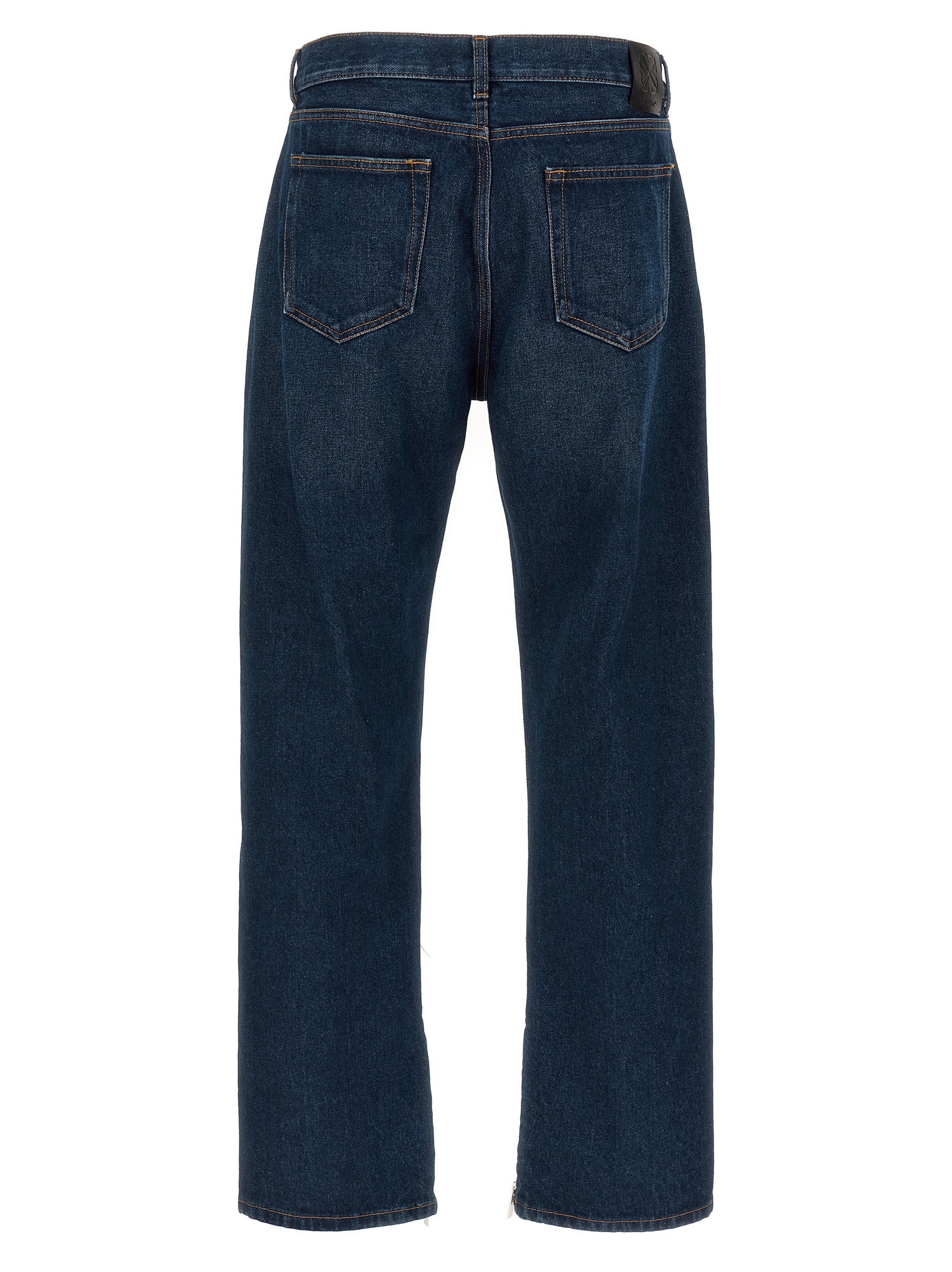 Jean en jean Off-White bleu en coton